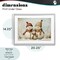 Stupell Industries Snowman Family Of Three Framed Print Under Glass, design by Petal Prints Design